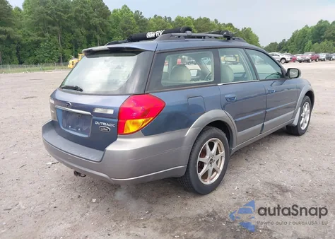2005 Subaru Outback 3.0R L.l. Bean Edition из США, поврежденный, VIN 4S4BP86C354367541